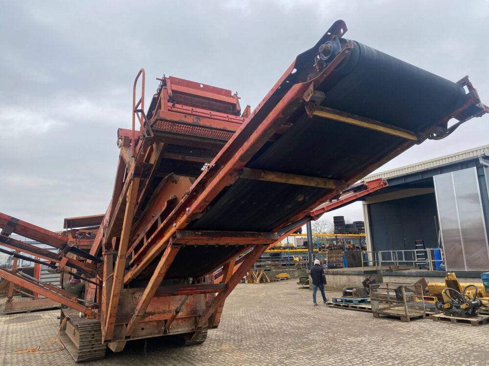 Extec Turbo Track mobiele zeef