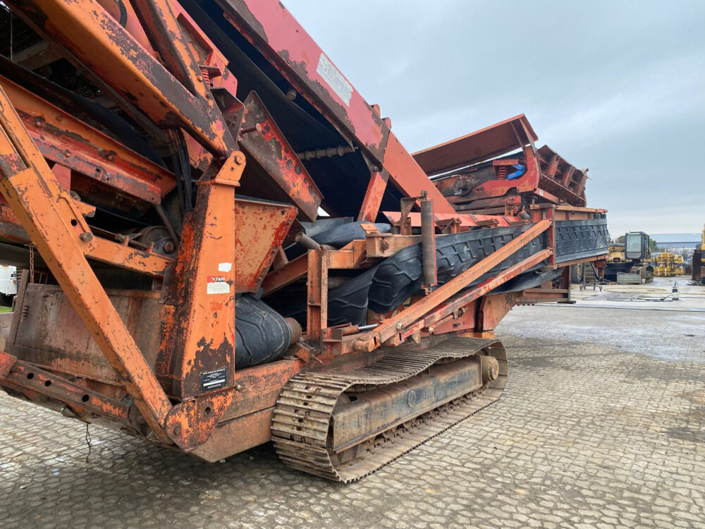 Extec Turbo Track mobiele zeef