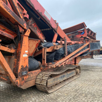 Extec Turbo Track mobiele zeef