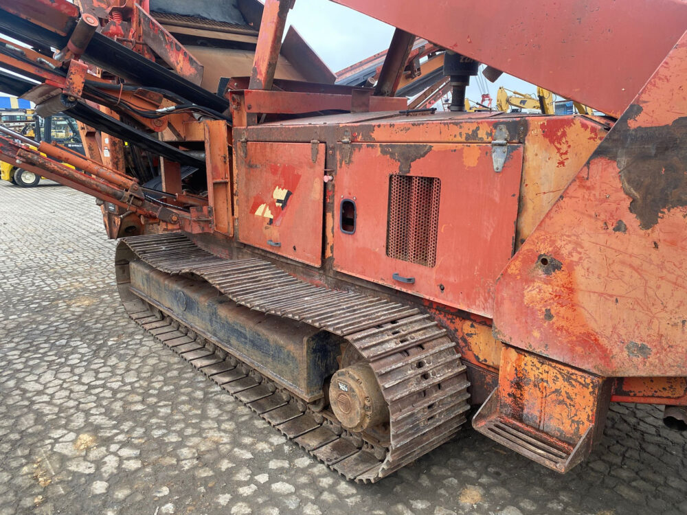 Extec Turbo Track mobiele zeef