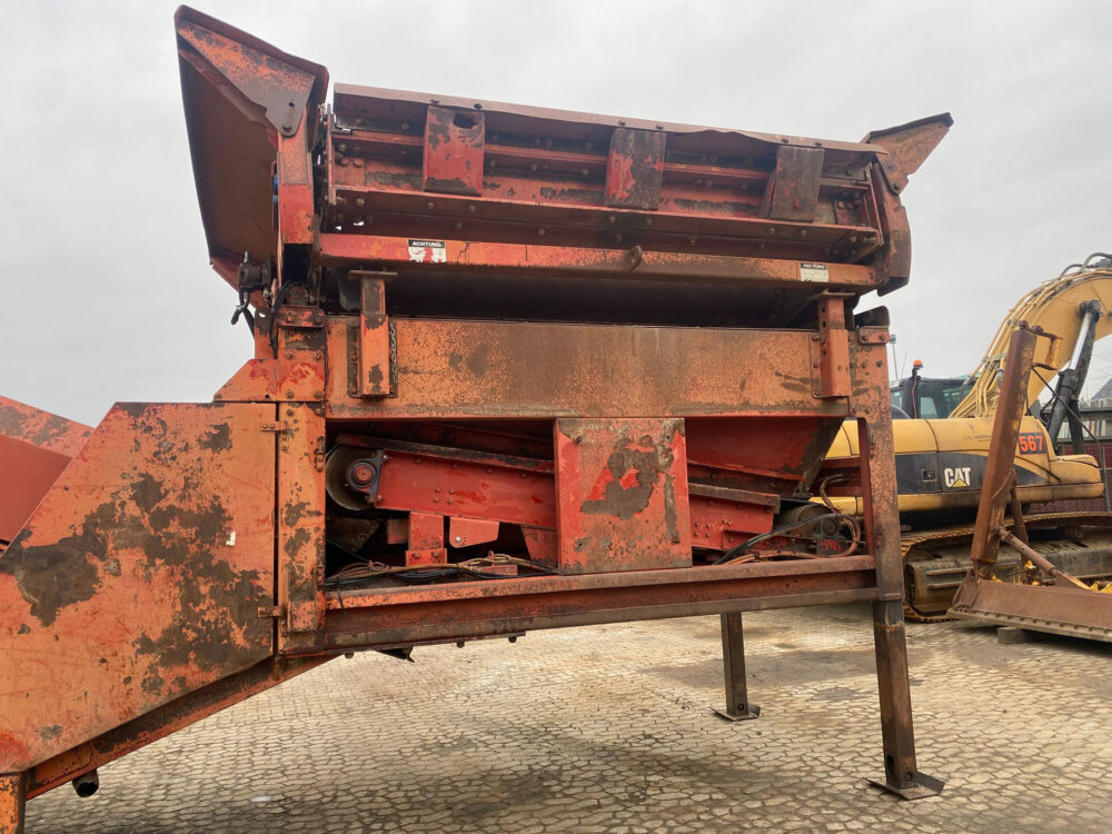 Extec Turbo Track mobiele zeef