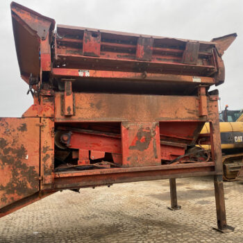 Extec Turbo Track mobiele zeef