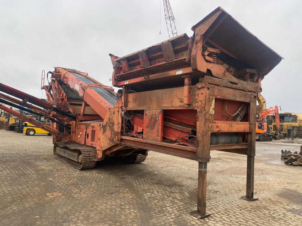 Extec Turbo Track mobiele zeef