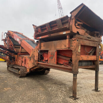 Extec Turbo Track mobiele zeef