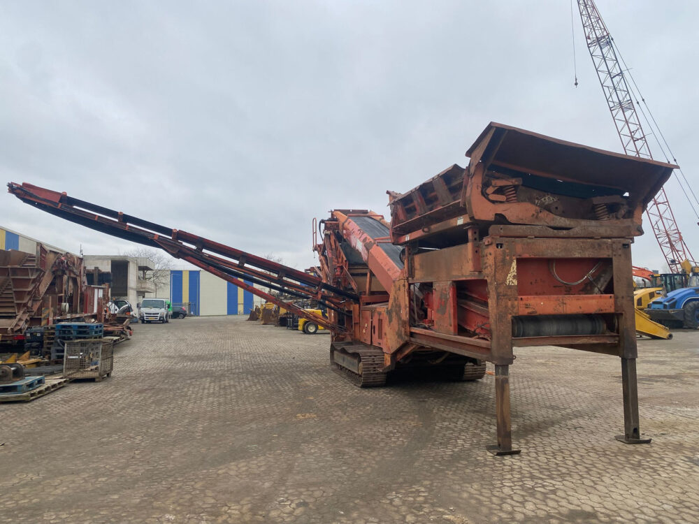 Extec Turbo Track mobiele zeef