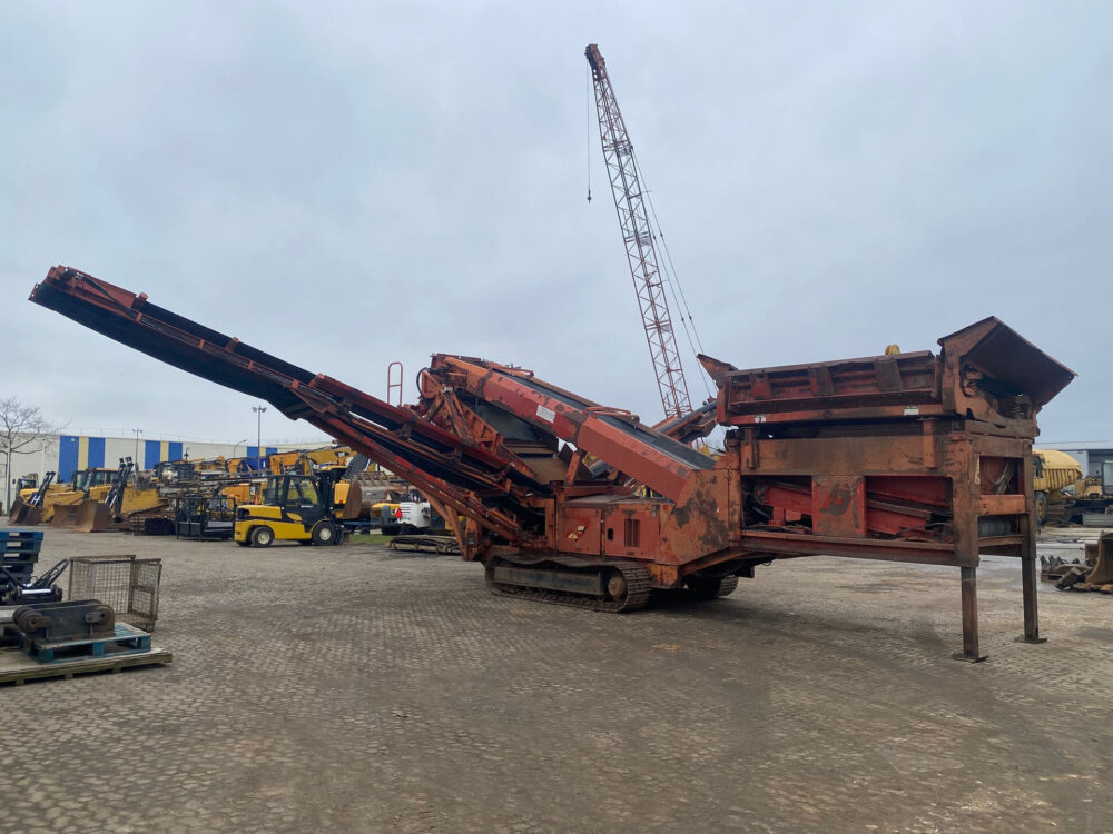 Extec Turbo Track mobiele zeef