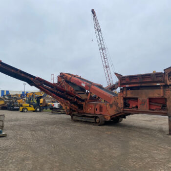 Extec Turbo Track mobiele zeef