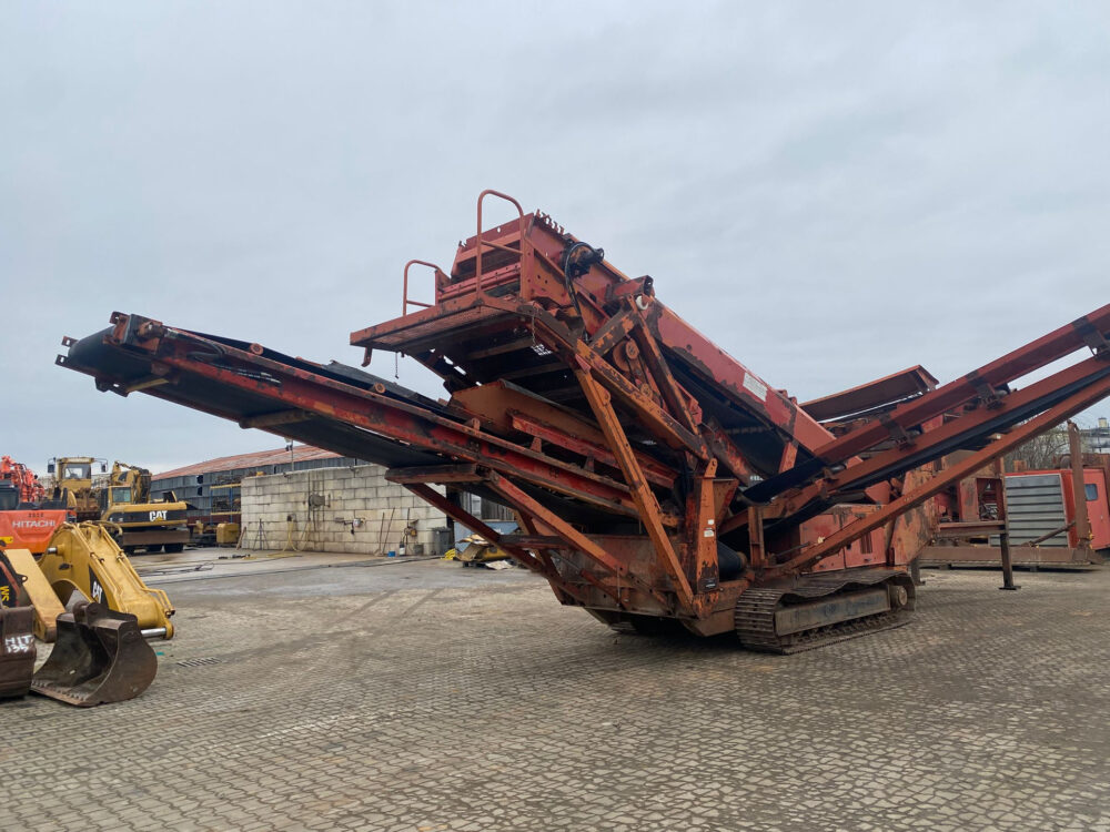 Extec Turbo Track mobiele zeef