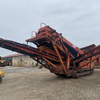 Extec Turbo Track mobiele zeef