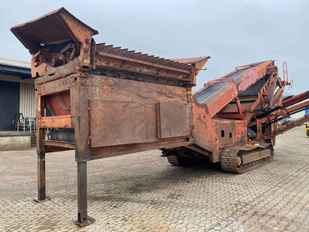 Extec Turbo Track mobiele zeef