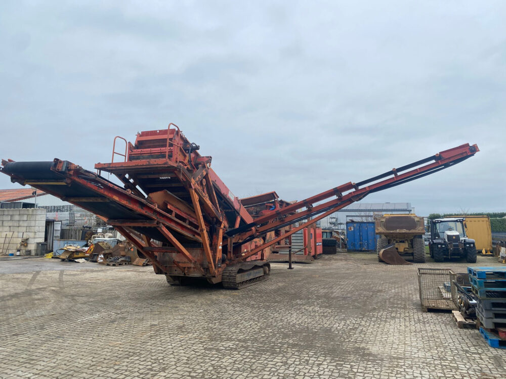 Extec Turbo Track mobiele zeef