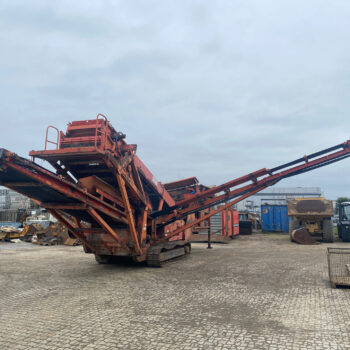 Extec Turbo Track mobiele zeef