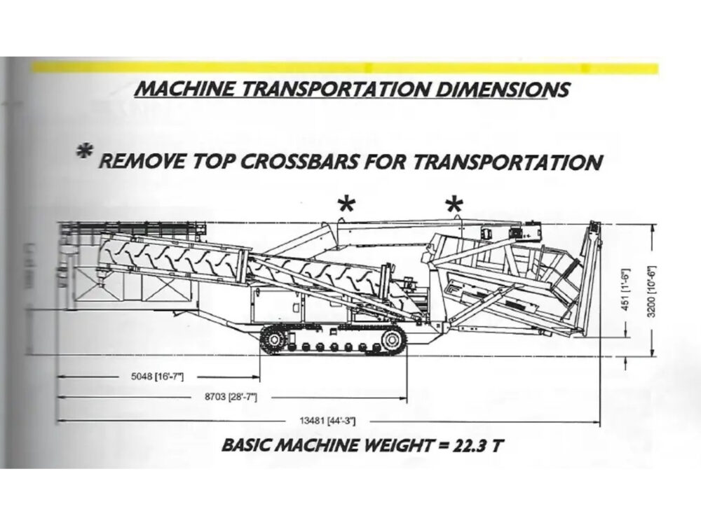 Extec Turbo Track mobiele zeef