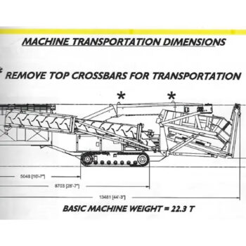 Extec Turbo Track mobiele zeef
