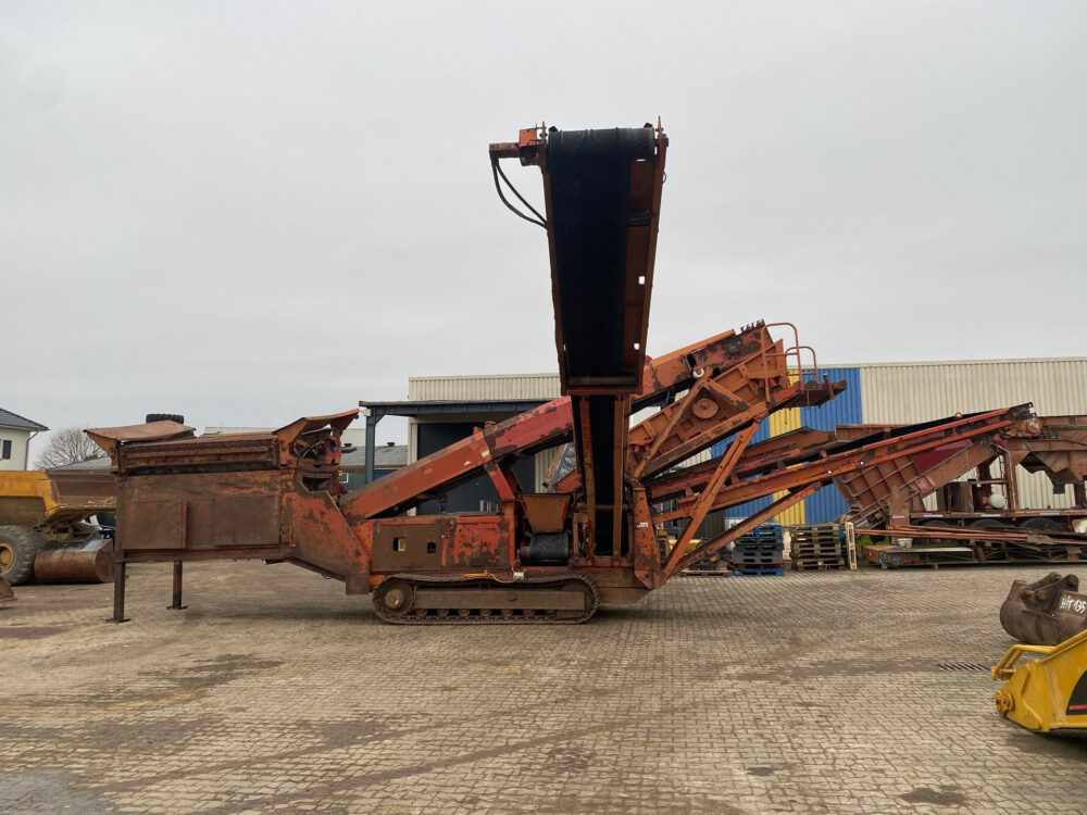 Extec Turbo Track mobiele zeef