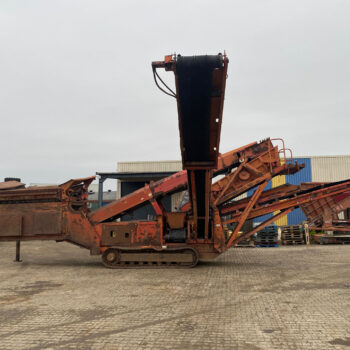 Extec Turbo Track mobiele zeef