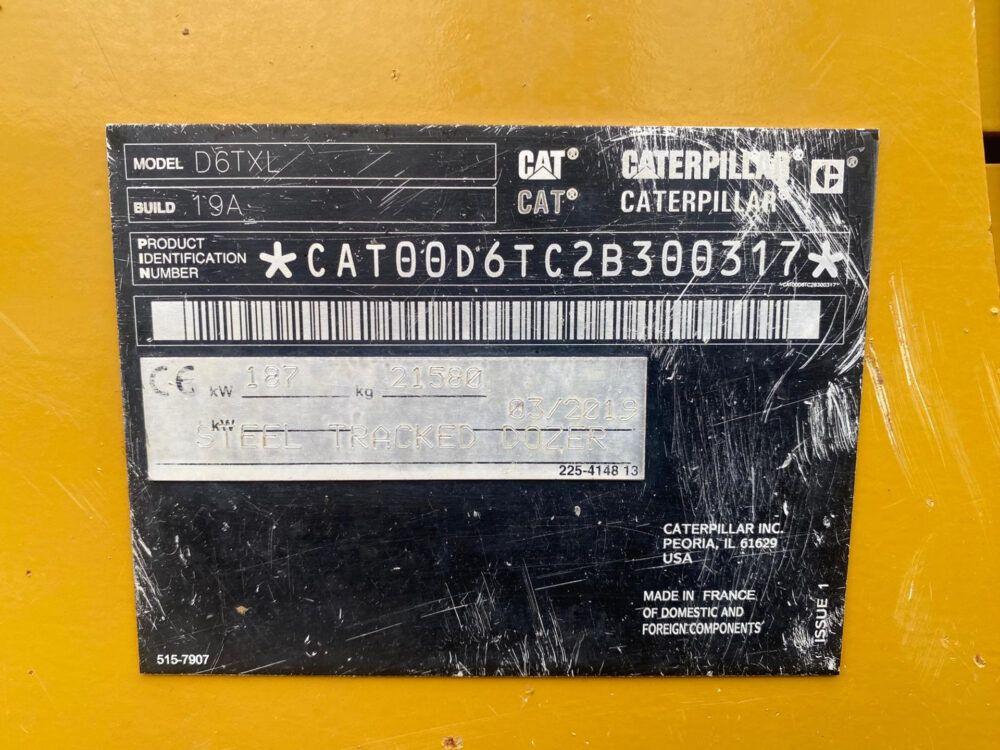 Caterpillar D6T XL rupsdozer