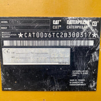 Caterpillar D6T XL rupsdozer