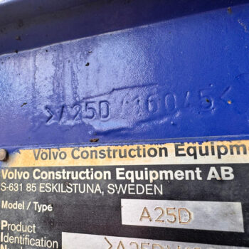 Volvo A25D 6×6 knikdumper