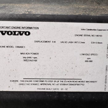 Volvo A25D 6×6 knikdumper