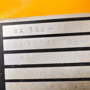 Komatsu WA 380-3 wiellader