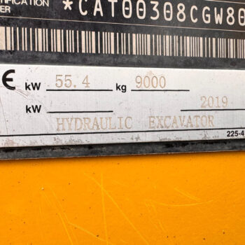 Caterpillar 308 CR Next Gen midigraver