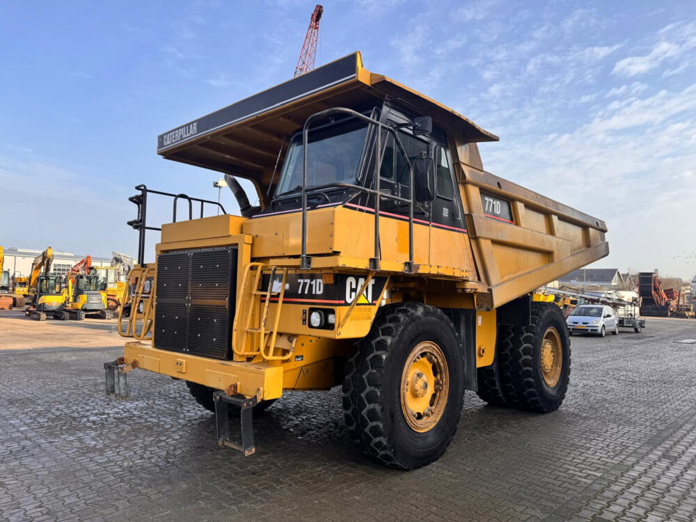 Caterpillar 771D dumper REBUILD and CE!!