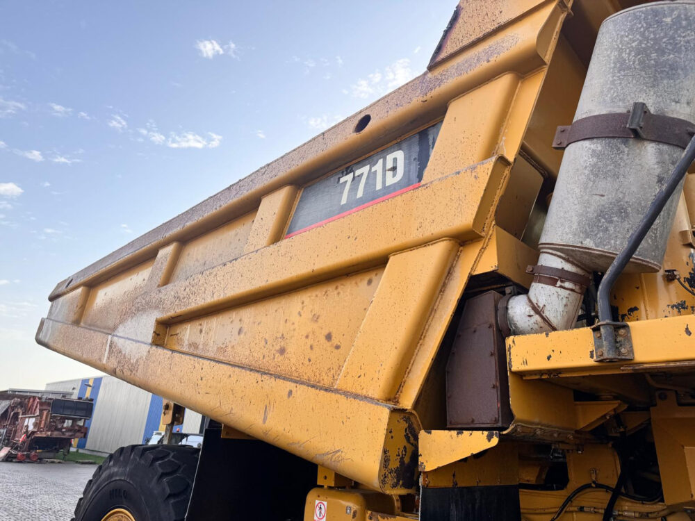 Caterpillar 771D dumper REBUILD and CE!!