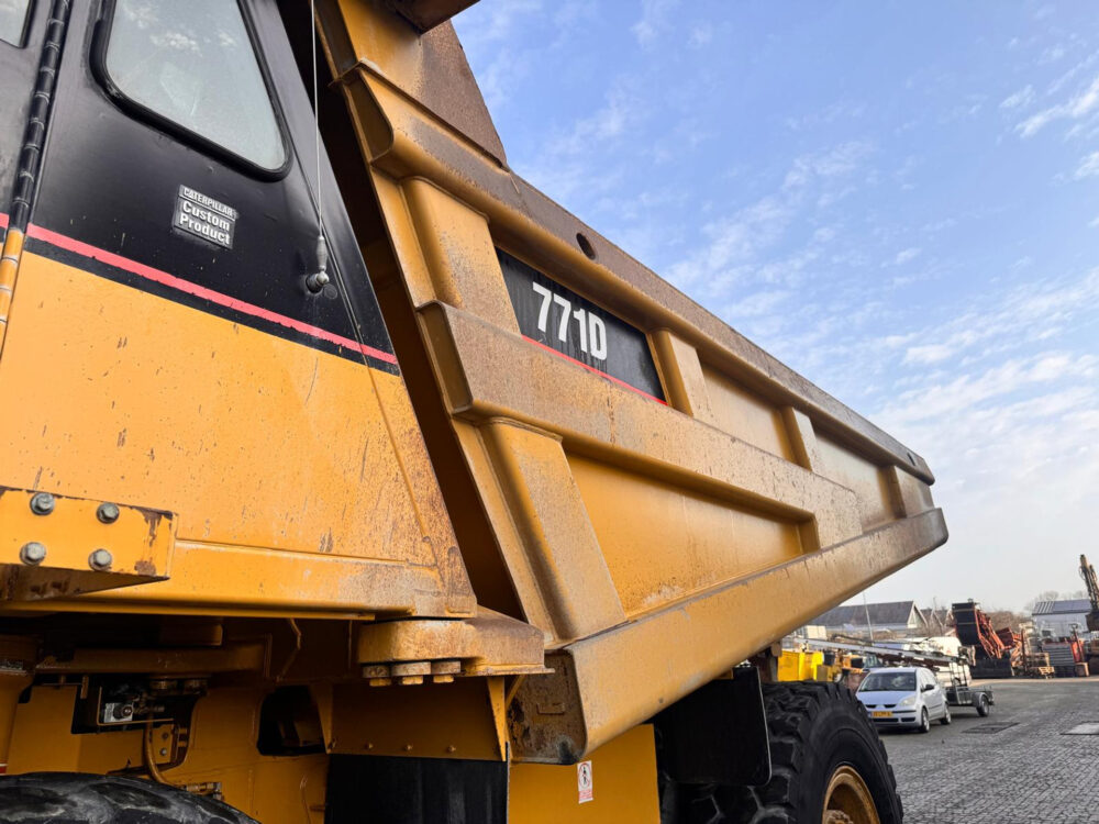 Caterpillar 771D dumper REBUILD and CE!!