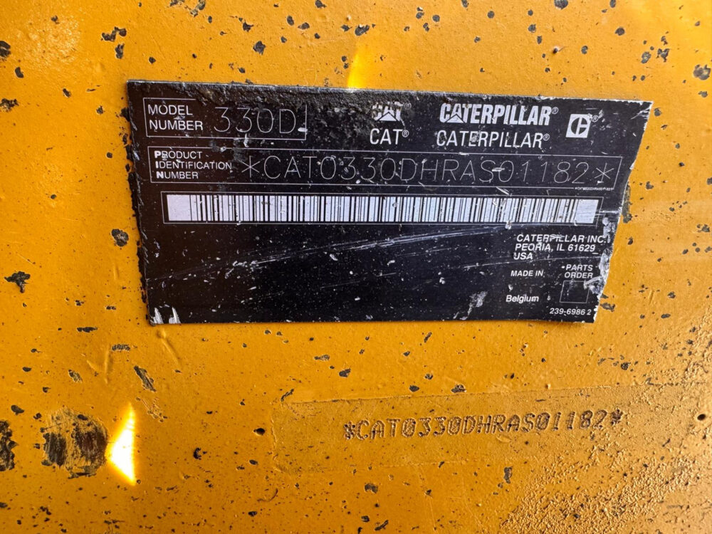 Caterpillar 330 D crawler excavator