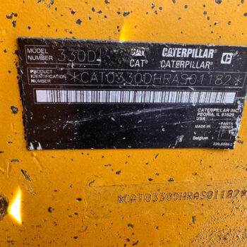Caterpillar 330 D crawler excavator
