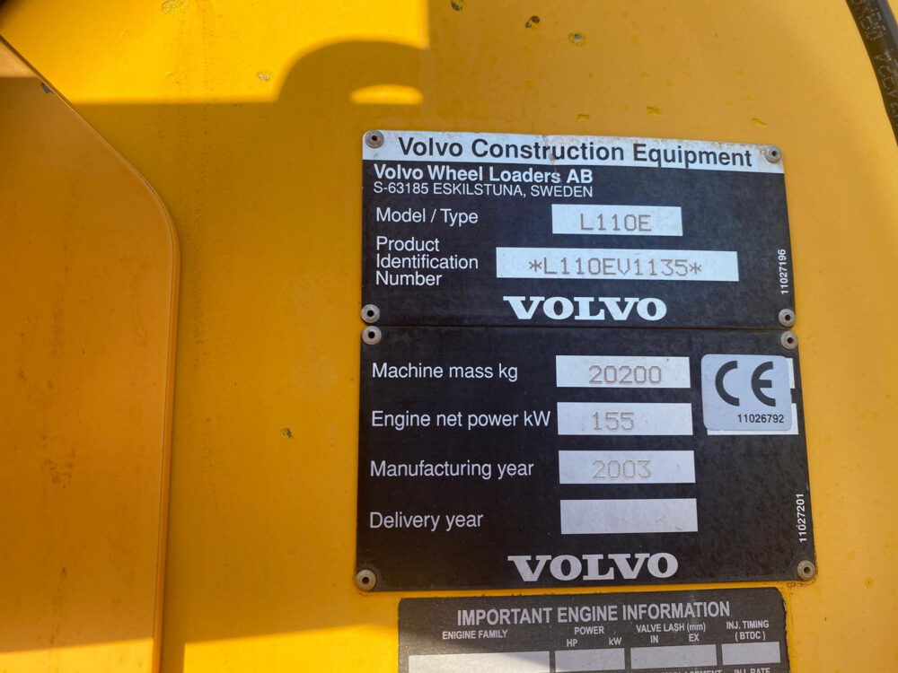 Volvo L110 E wiellader