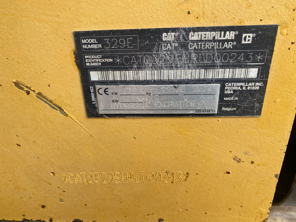 Caterpillar 329 E rupsgraafmachine