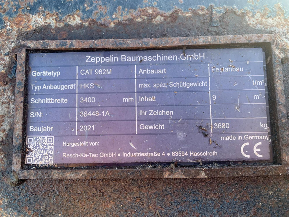 Caterpillar 950-962M High-tip bucket 9m3