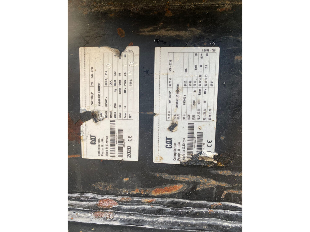 Caterpillar H130GCS Hydraulic Hammer