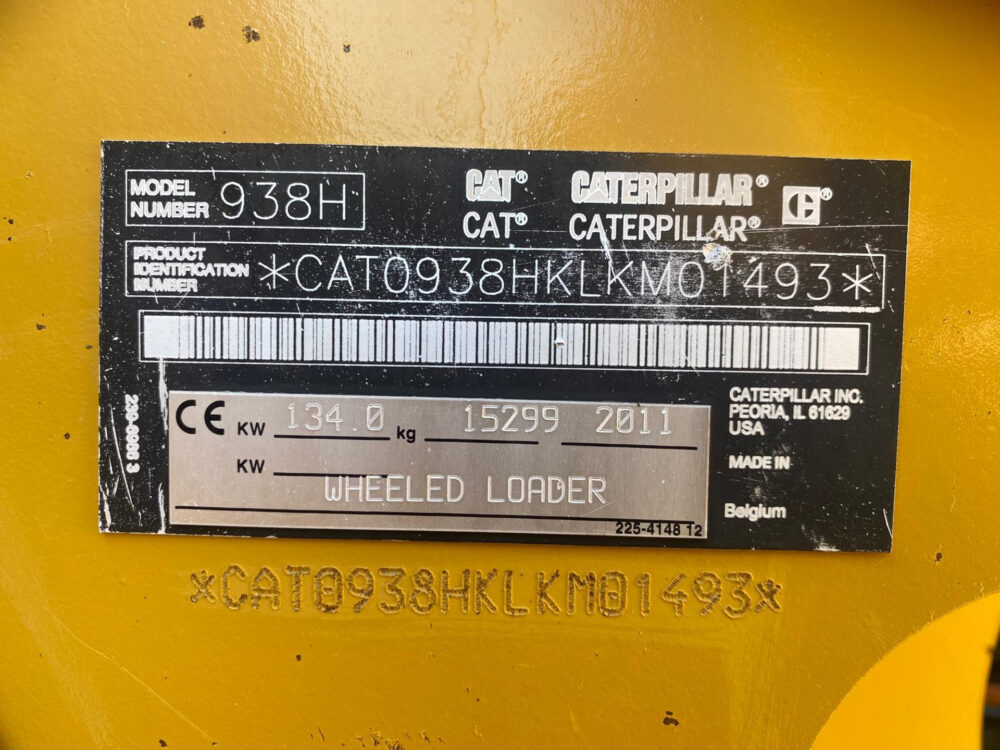 Caterpillar 938H wiellader