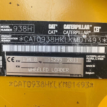 Caterpillar 938H wiellader