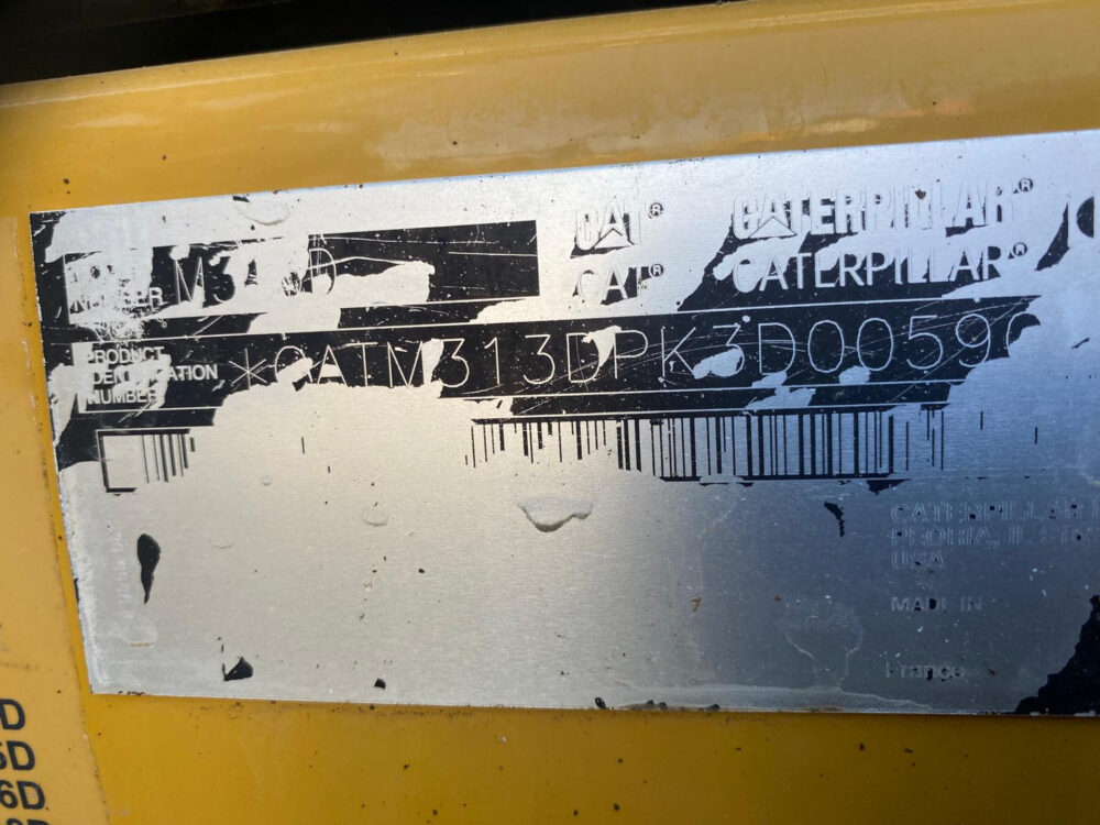 Caterpillar M313D mobiele graafmachine