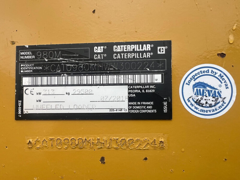Caterpillar 980M wiellader