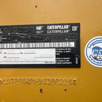 Caterpillar 980M wiellader
