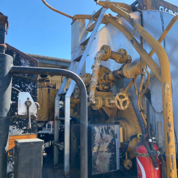 Mercedes-Benz 2535 ACMAR bitumen sprayer
