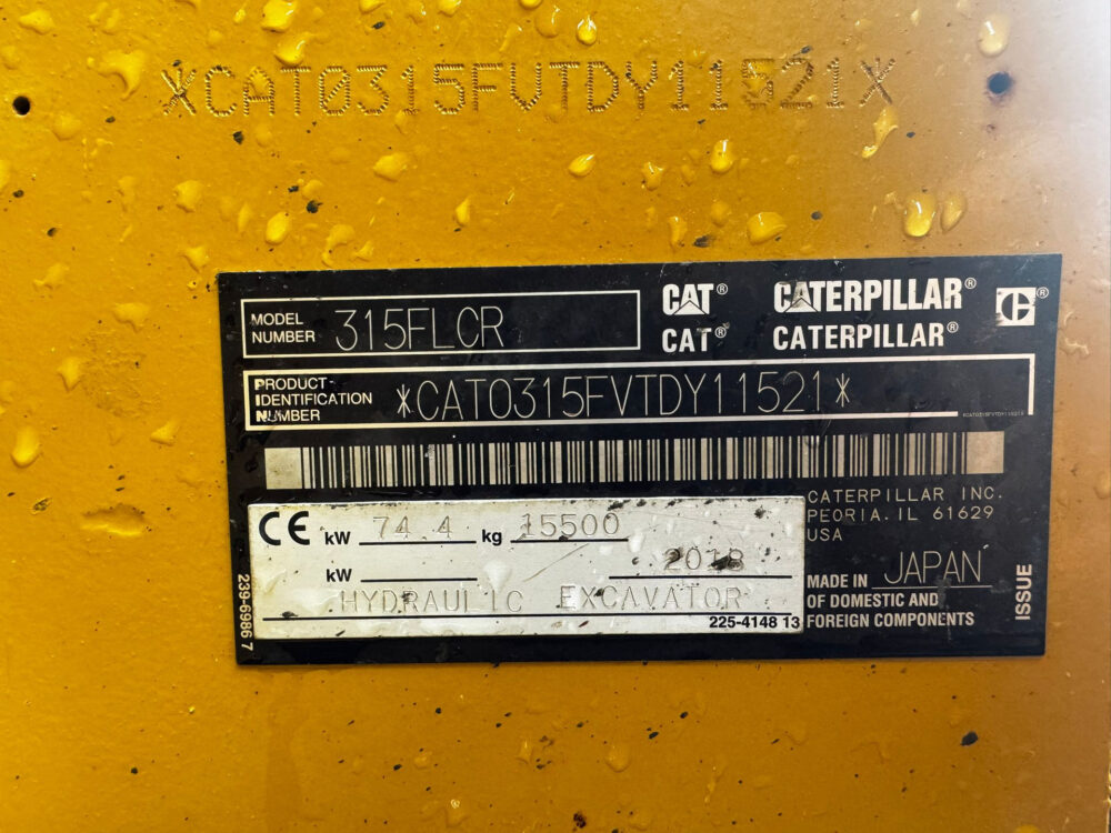 Caterpillar 315 F L CR