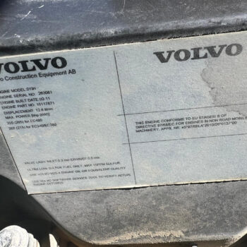 Volvo EC380 D rupsgraafmachine
