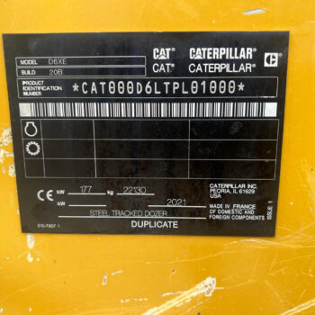 Caterpillar D6 XL next gen bulldozer