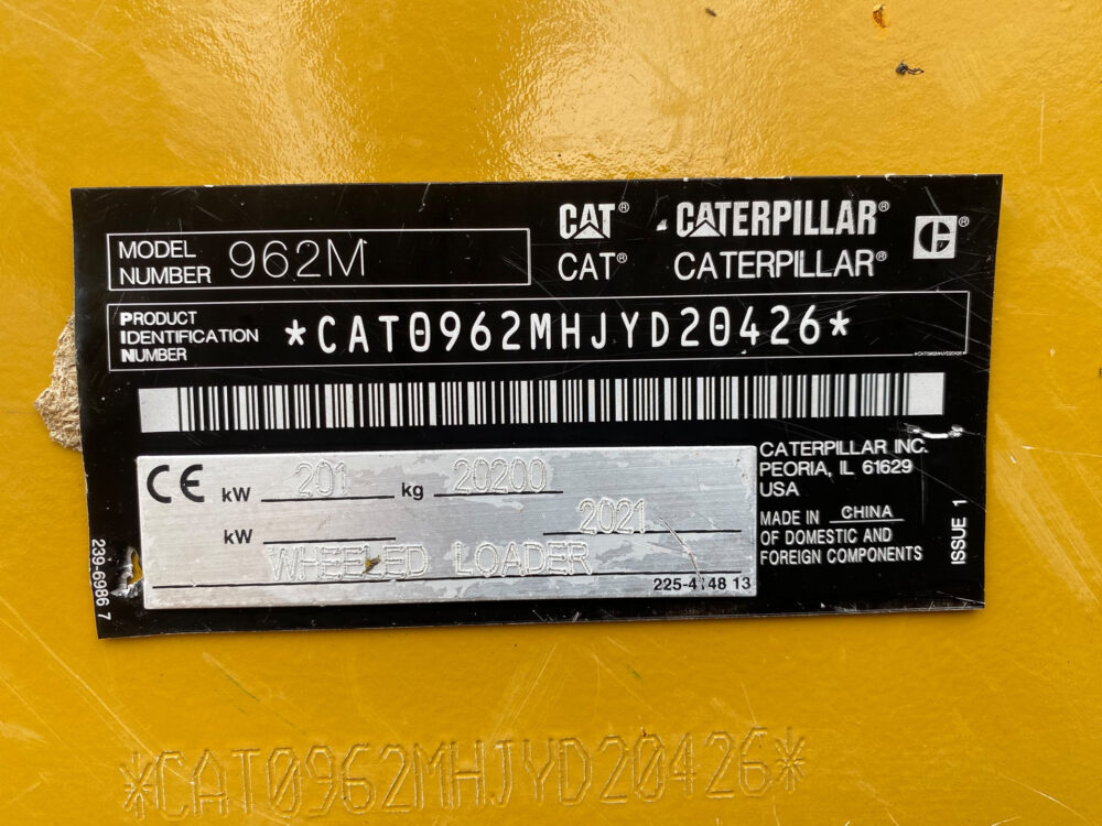 Caterpillar 962 M wiellader