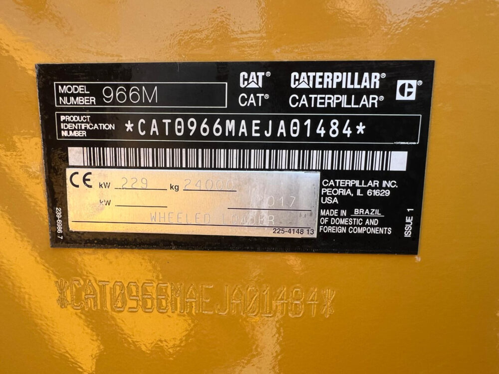 Caterpillar 966M wiellader