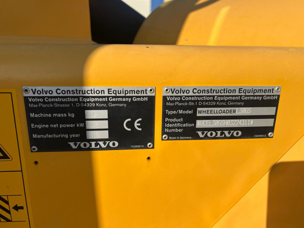 Volvo L30GS speeder wiellader AIRCON