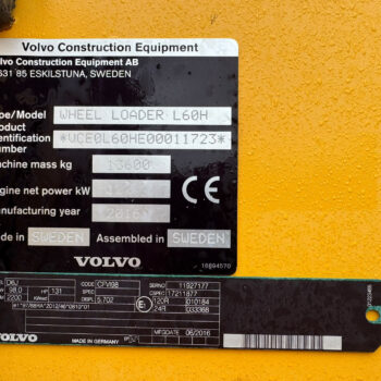 Volvo L60H wiellader