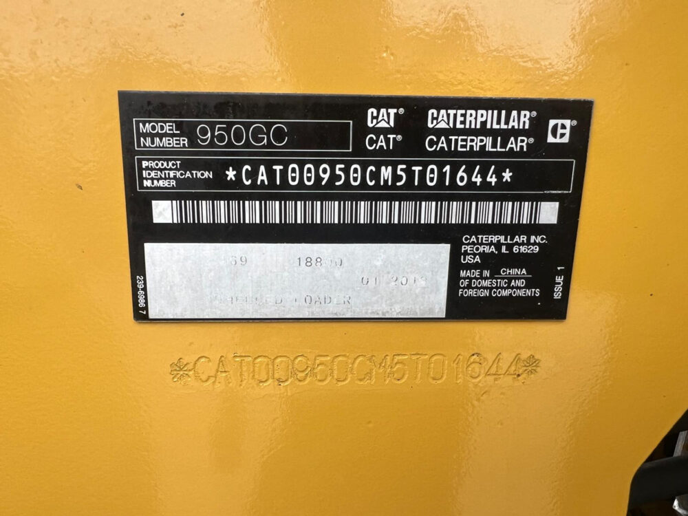 Caterpillar 950GC wiellader