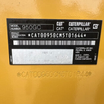Caterpillar 950GC wiellader